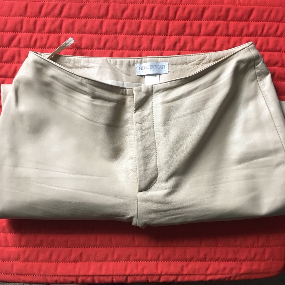 100% leather Hugo Buscati tailored pants (12)